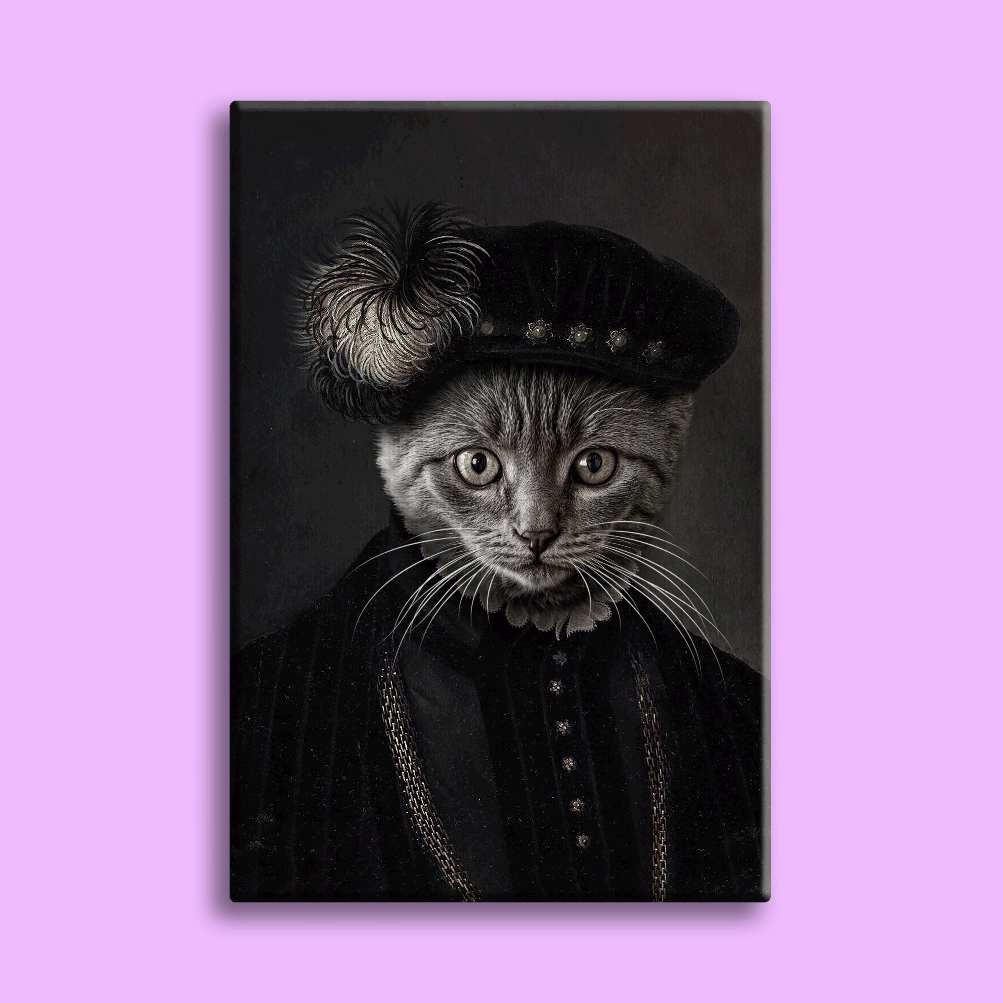 The Philosopher Custom Pet Portrait